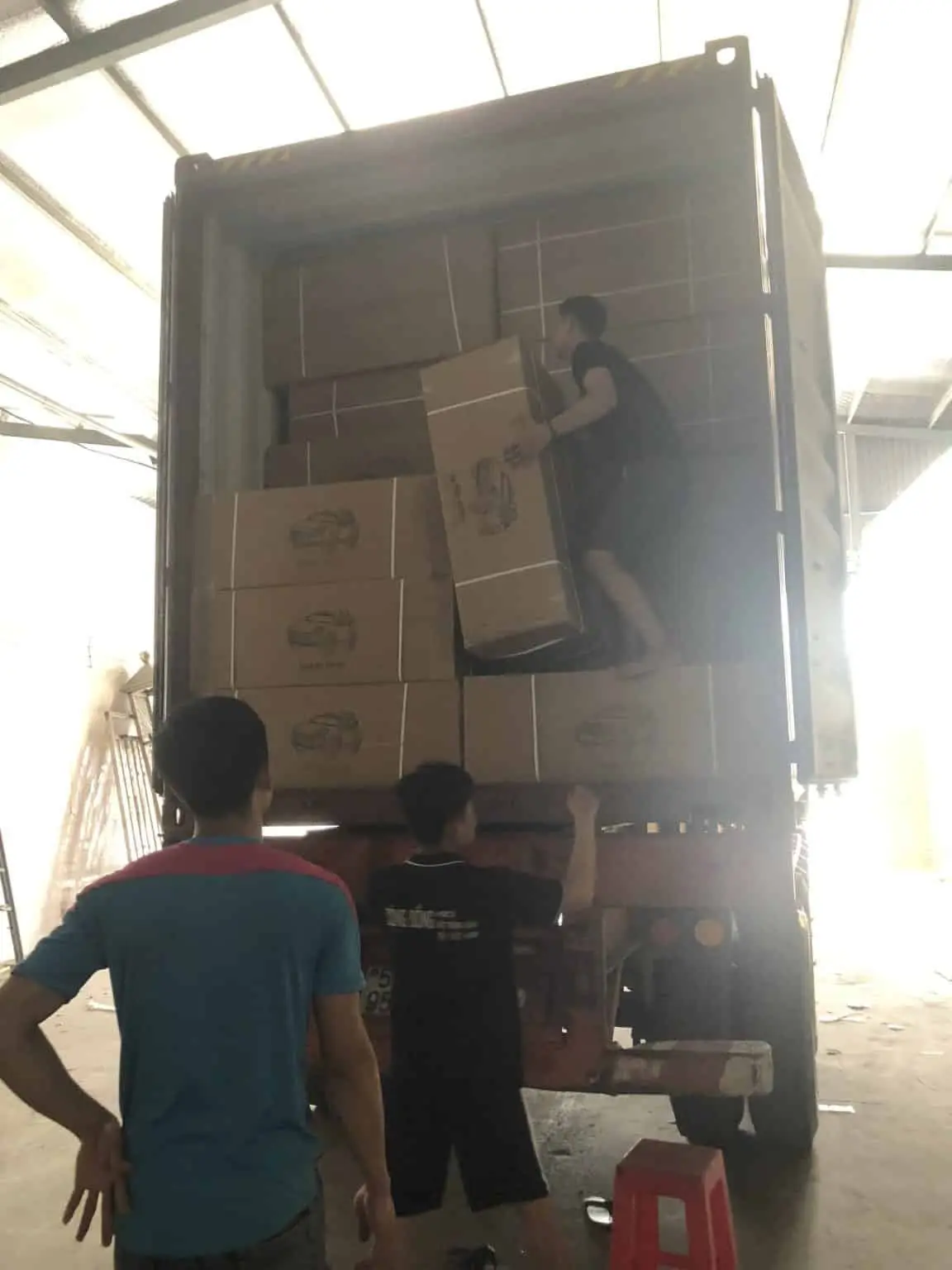quy trình xếp dỡ hàng hoá container